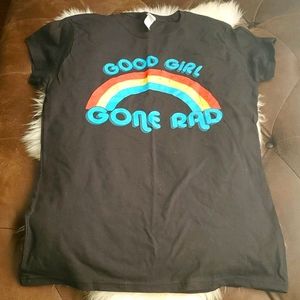 Good Girl Gone Rad Graphic Tee NWOT